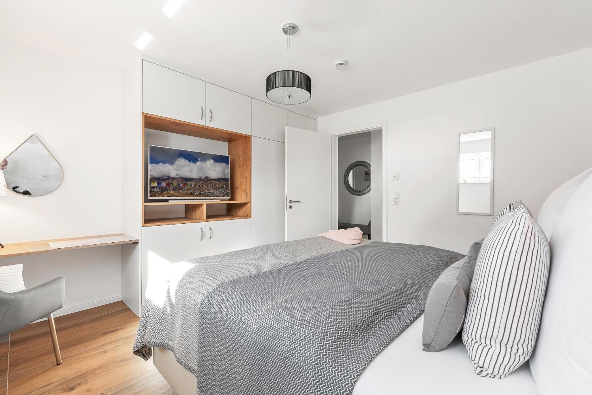Horizont- Direkt Am Wasser, Hafenblick, Fahrstuhl, Sauna, Ueberdachter Balkon Olpenitz Exteriér fotografie