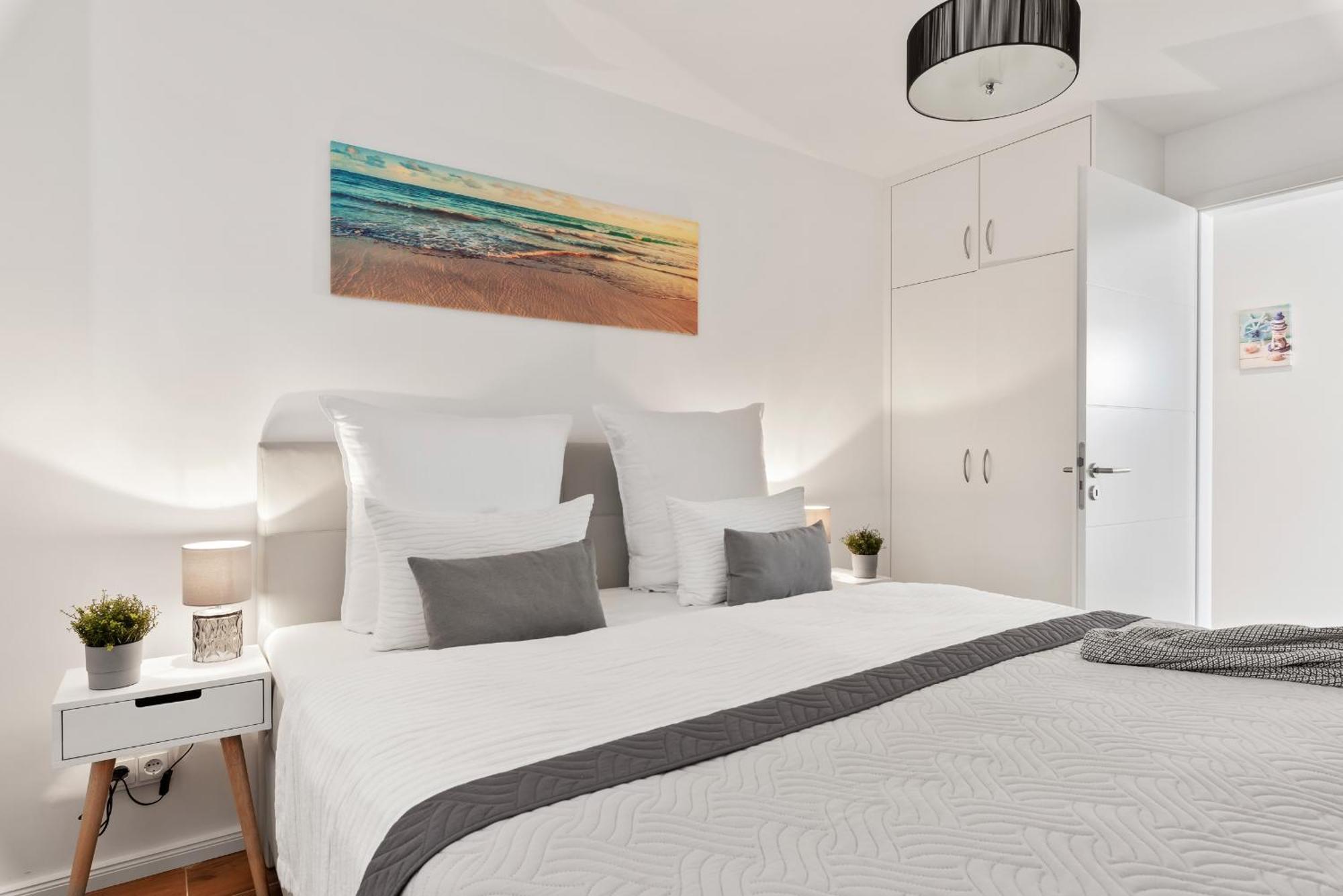 Horizont- Direkt Am Wasser, Hafenblick, Fahrstuhl, Sauna, Ueberdachter Balkon Olpenitz Exteriér fotografie