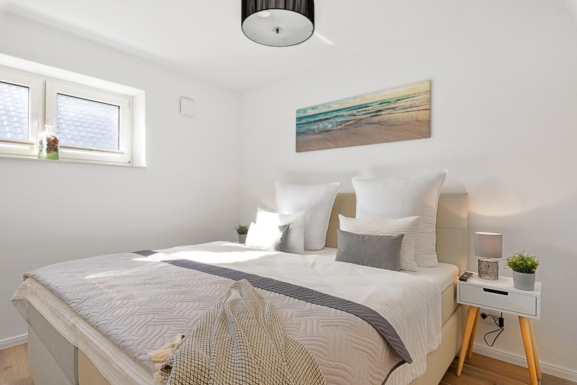 Horizont- Direkt Am Wasser, Hafenblick, Fahrstuhl, Sauna, Ueberdachter Balkon Olpenitz Exteriér fotografie